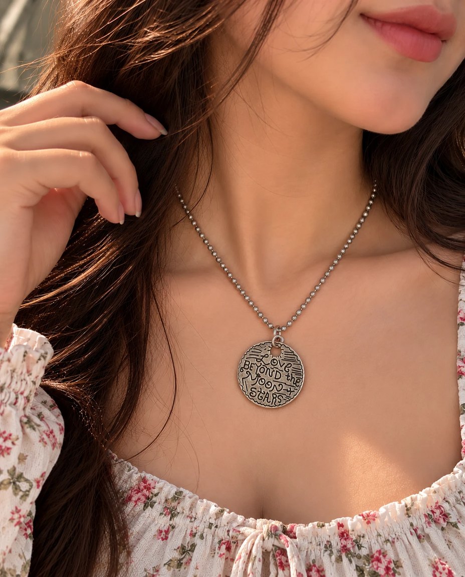 Love Beyond the Moon & Stars Pendant